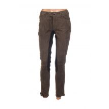 APRIL MAY - Pantalon slim vert en cuir - Femme - Taille 34 - Modz