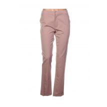 AMERICAN RETRO - Pantalon slim rose en coton - Femme - Taille 40 - Modz