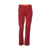 LAURENCE DOLIGE - Pantalon slim rouge en coton - Femme - Taille 34 - Modz