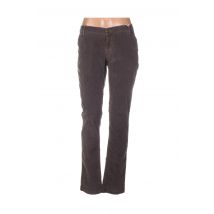 MELTIN'POT - Pantalon droit marron en coton - Femme - Taille TU - Modz