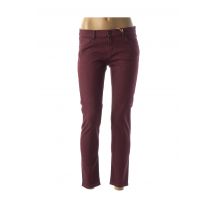 LTB - Pantalon 7/8 rouge en coton - Femme - Taille W31 - Modz
