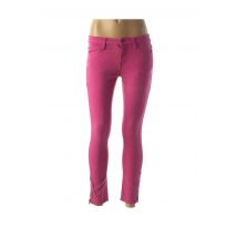 ACQUAVERDE - Pantalon 7/8 rose en coton - Femme - Taille W25 - Modz