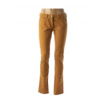 WAS - Pantalon droit jaune en coton - Femme - Taille W28 - Modz