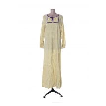 CH.IND. - Robe longue jaune en coton - Femme - Taille 36 - Modz