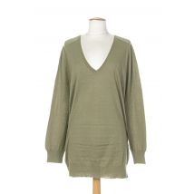 DIABLESS - Pull tunique vert en coton - Femme - Taille TU - Modz