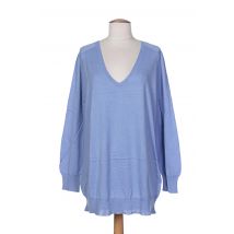 DIABLESS - Pull tunique bleu en coton - Femme - Taille TU - Modz