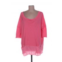 LES PETITES COLLECTIONS - Pull tunique rose en coton - Femme - Taille 36 - Modz