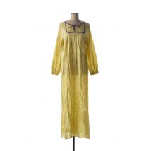 CH.IND. - Robe longue jaune en coton - Femme - Taille 36 - Modz