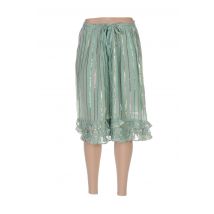 AMERICAN RETRO - Jupe mi-longue vert en coton - Femme - Taille 40 - Modz