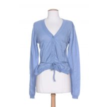 DIABLESS - Gilet manches longues bleu en coton - Femme - Taille TU - Modz