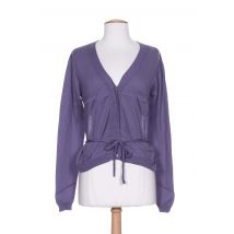 DIABLESS - Gilet manches longues violet en coton - Femme - Taille TU - Modz