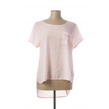 FRENCH CONNECTION - Tunique manches courtes rose en polyester - Femme - Taille 42 - Modz