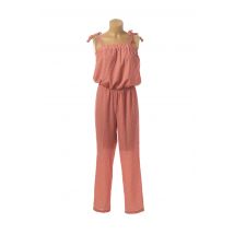COTE ANGLAISE - Combi-pantalon orange en polyester - Femme - Taille 40 - Modz