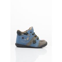 NOËL - Bottillons bleu en cuir - Garçon - Taille 18 - Modz