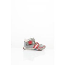 BELLAMY - Baskets gris en cuir - Garçon - Taille 19 - Modz