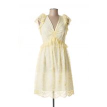 TARA JARMON - Robe mi-longue jaune en nylon - Femme - Taille 38 - Modz