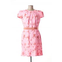 TARA JARMON - Robe courte rose en acetate pour femme - Taille 42 - Modz