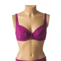 RASUREL - Haut de maillot de bain violet en polyamide - Femme - Taille 85G - Modz