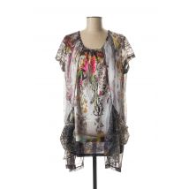 PICADILLY - Tunique manches courtes noir en polyester - Femme - Taille 40 - Modz