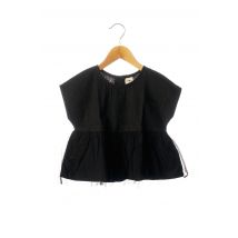 RORA - Top noir en lin - Fille - Taille TU - Modz
