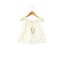 RORA - Top blanc en coton pour fille - Taille 5 A - Modz