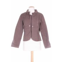 FIGURE LIBRE - Veste casual marron en polyester - Femme - Taille 38 - Modz