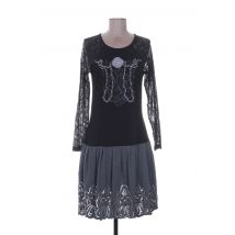 LES FILLES DU VENT - Robe mi-longue noir en polyester - Femme - Taille 38 - Modz