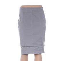FILIPINE LAHOYA - Jupe mi-longue gris en coton - Femme - Taille 40 - Modz