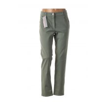 ZERRES - Pantalon droit vert en coton pour femme - Taille 46 - Modz