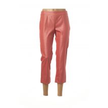 RAFFAELA D'ANGELO - Pantalon 7/8 orange en coton - Femme - Taille 38 - Modz