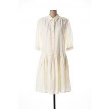 SET - Robe mi-longue blanc en coton pour femme - Taille 40 - Modz