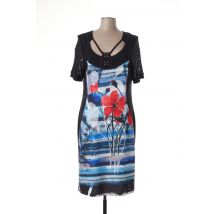 FRANCE RIVOIRE - Robe mi-longue noir en polyester - Femme - Taille 40 - Modz