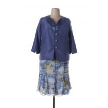 FRANCE RIVOIRE - Ensemble robe bleu en polyester - Femme - Taille 42 - Modz