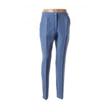 FRANCE RIVOIRE - Pantalon droit bleu en polyester pour femme - Taille 40 - Modz