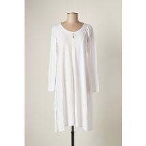 BATISTAME - Robe mi-longue blanc en polyester - Femme - Taille 38 - Modz