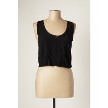 CATY LESCA - Top noir en viscose - Femme - Taille 42 - Modz