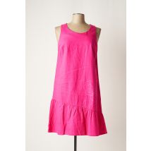 FELINO - Robe mi-longue rose en lin - Femme - Taille 38 - Modz