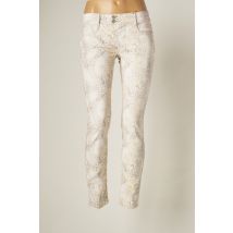 STREET ONE - Pantalon slim beige en coton - Femme - Taille TU - Modz