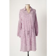 MSCH COPENHAGEN - Robe mi-longue violet en polyester - Femme - Taille 36 - Modz