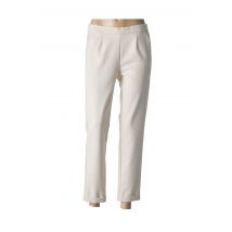 FRANK WALDER - Pantalon 7/8 beige en polyester pour femme - Taille 40 - Modz