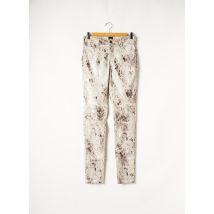 NÜ - Pantalon slim gris en coton pour femme - Taille 40 - Modz