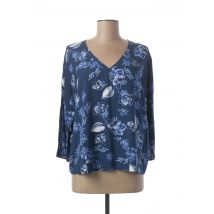 OLSEN - Top bleu en viscose - Femme - Taille 38 - Modz