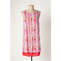 SMASH WEAR - Robe courte rose en polyester pour femme - Taille 38 - Modz