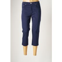 CRN-F3 - Pantacourt bleu en coton - Femme - Taille 36 - Modz