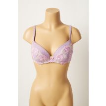 SECRET D'EVA - Soutien-gorge violet en polyurethane - Femme - Taille 90D - Modz