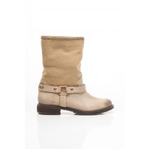 TWIN SET - Bottines/Boots beige en autre matiere - Femme - Taille 35 - Modz