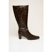 SIMONA - Bottes marron en cuir - Femme - Taille TU - Modz
