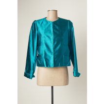 PAULE VASSEUR - Veste casual bleu en soie pour femme - Taille 36 - Modz