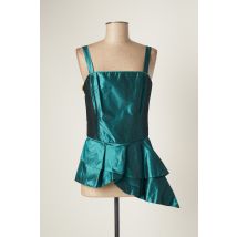 PAULE VASSEUR - Top vert en soie - Femme - Taille 36 - Modz