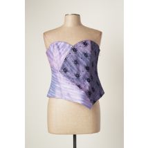 PAULE VASSEUR - Top violet en soie - Femme - Taille 40 - Modz